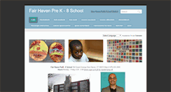 Desktop Screenshot of fairhavenprek8school.com
